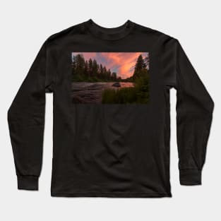 Subject at the Deschutes River, Oregon. Long Sleeve T-Shirt